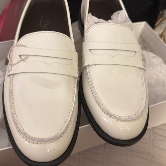 Boemos Italian White Loafers EU 37 Size 7 NIB Designer Luxury - Picture 2 of 6